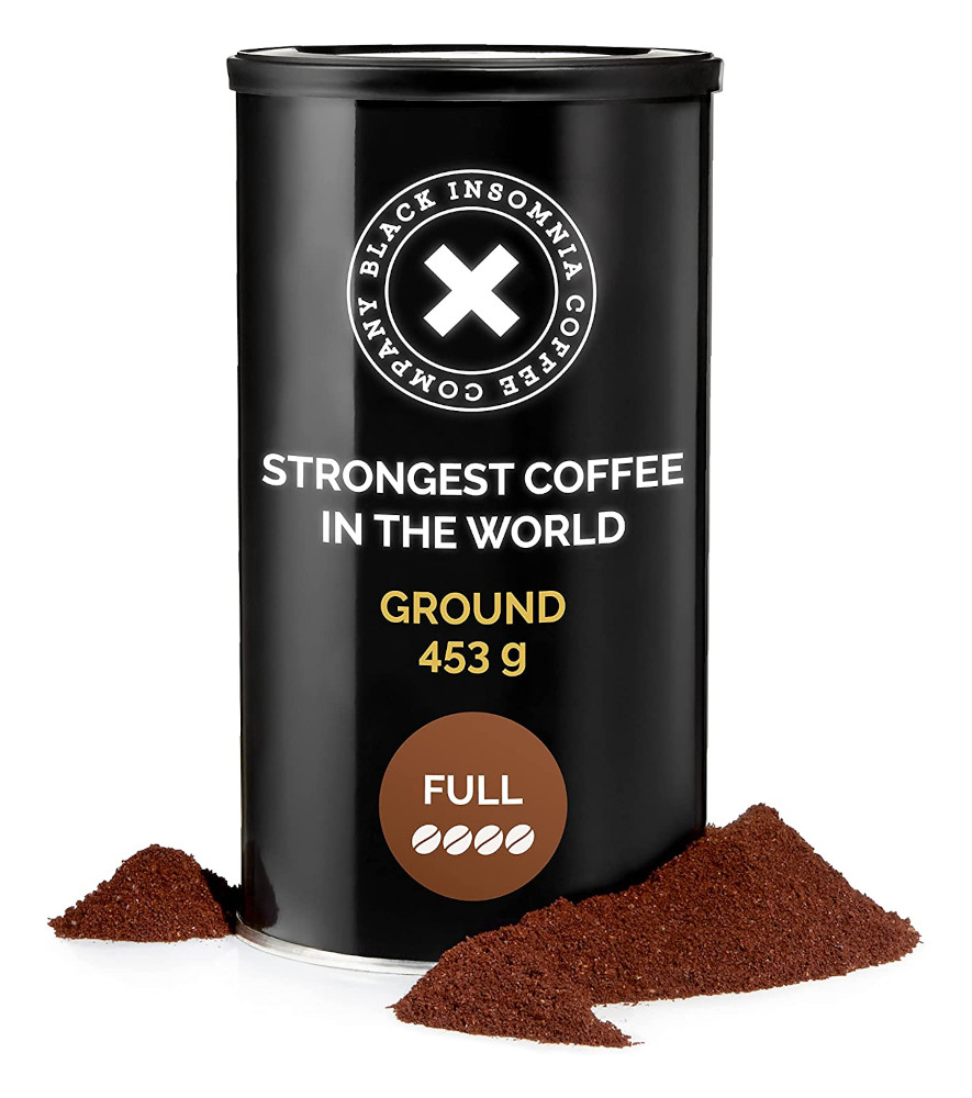 Black Insomnia, Världens starkaste kaffe med 1105 mg per kopp