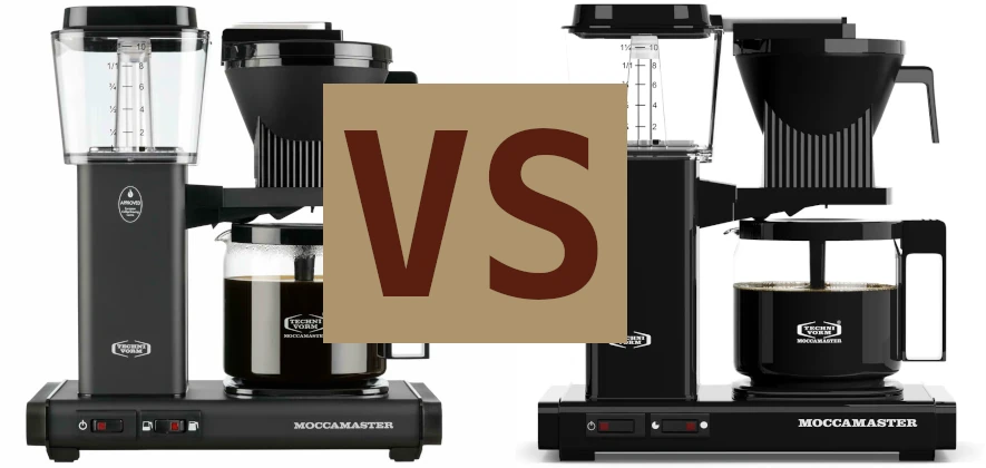 moccamaster kaffebryggare jämförelse mellan optio och automatic