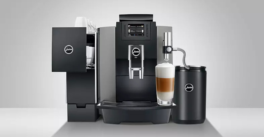 Jura WE8 kaffemaskin, demonstrationsbild